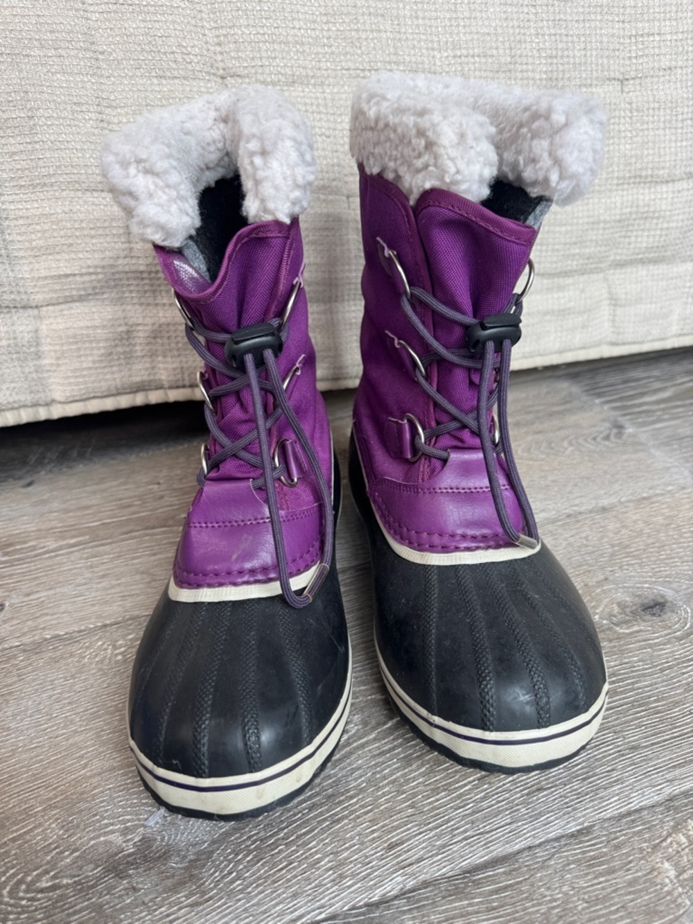 Sorel Purple and Black Insulated Winter Boots MK - Picture 4 of 6